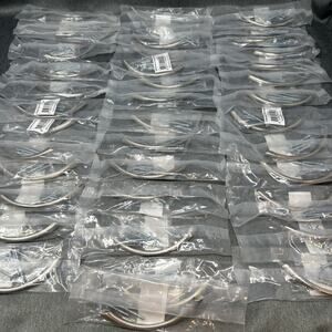 40pc Elements Capri Satin Nickel Cabinet Pulls 96mm Curved Handles 4690SN NEW